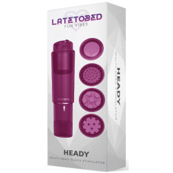 LATETOBED Stimulateur vibrant 4 Têtes Heady Violet